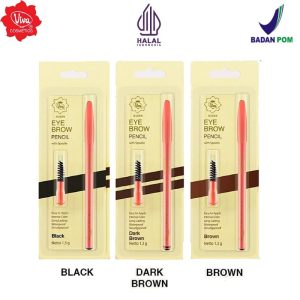 Pensil Alis Waterproof Terbaik - Viva Queen Eye Brow Pencil